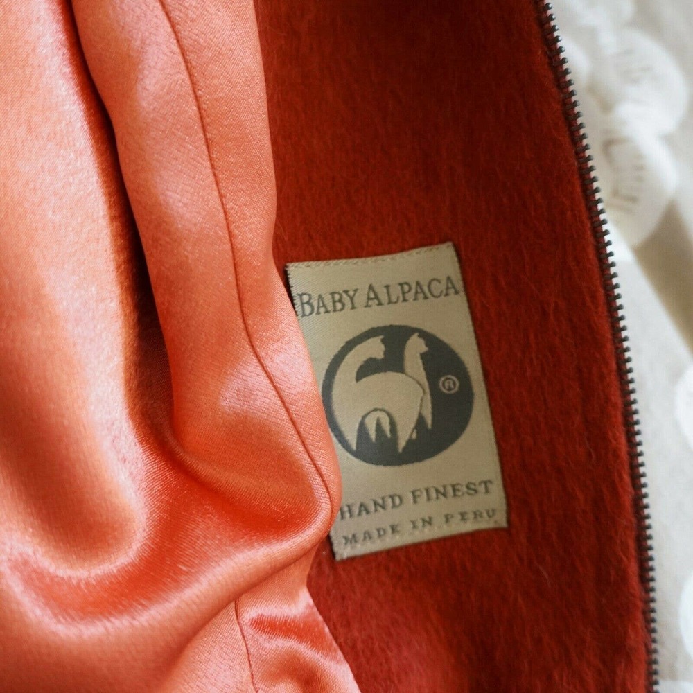 Andrean Tradition Jacket 100% Baby Alpaca Peruvian - Picture 9 of 9